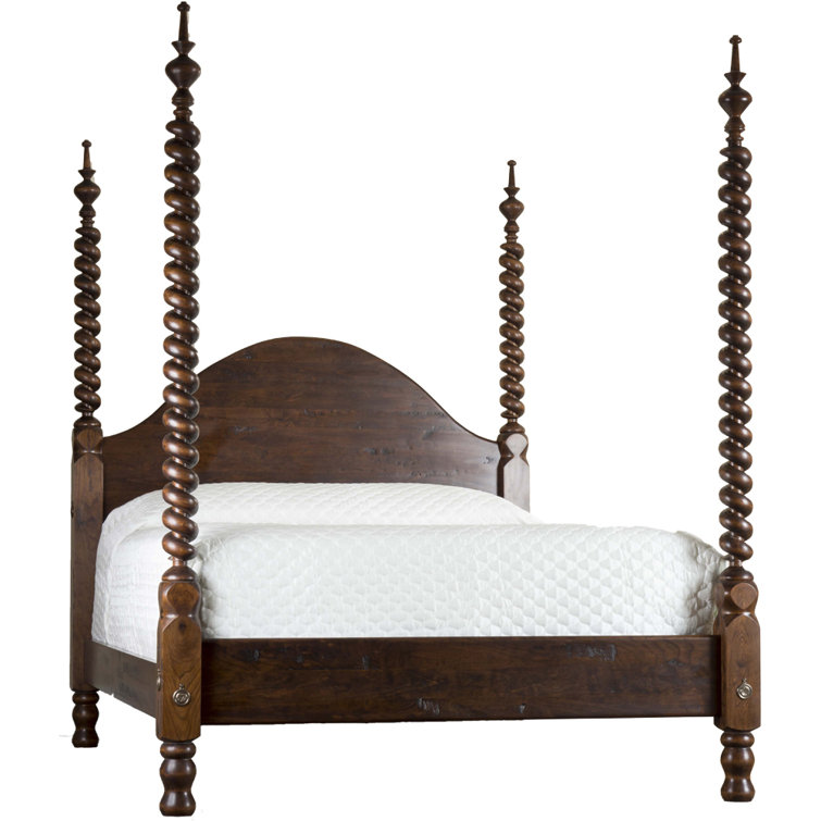 MacKenzieDow Barley Solid Wood Four Poster Bed Wayfair